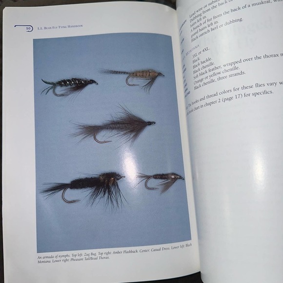 Vintage 1998 LL Bean Fly-Tying Handbook Dick Talleur Lyons Press - Picture 4 of 5